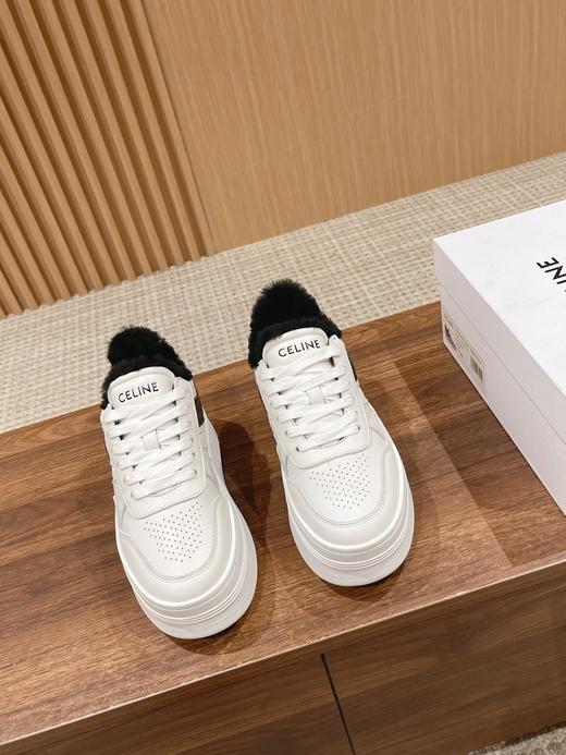 凯旋门# 厚底羊毛休闲鞋 增高运动鞋（HD） 商品图1