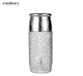 飞剑云动系列纯钛焖泡茶保温杯-皓月银SR-390ML