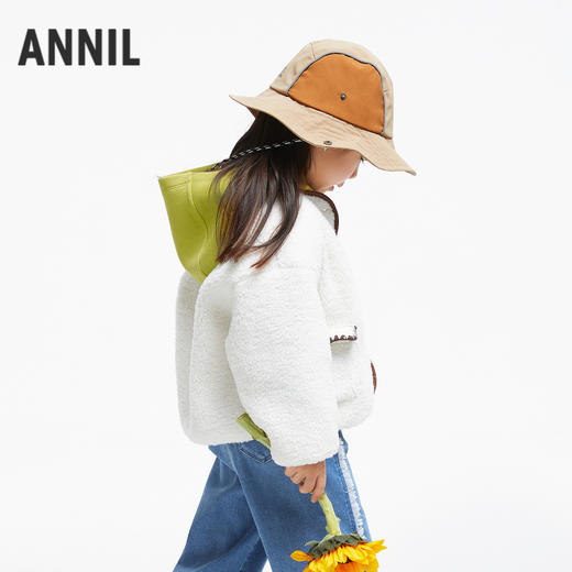 女童甜美暖绒外套安奈儿童装实体店同款XG435549 商品图2