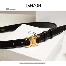 Celin*22ss新款 凯旋门全钢扣头+原厂皮腰带