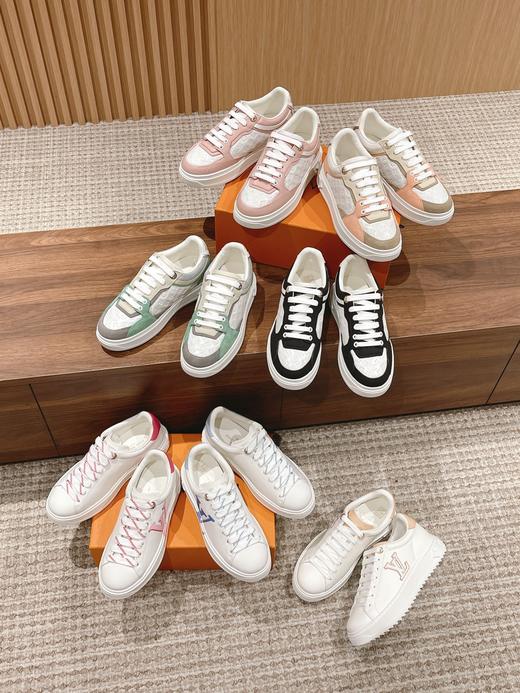 驴家 经典厚底运动鞋2023春夏新版面 老花monogram皮革logo挂饰(HD) 商品图0