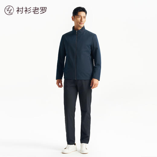 【风尚八号】双面穿防水立领商务休闲夹克春秋季249C0J509N 商品图4