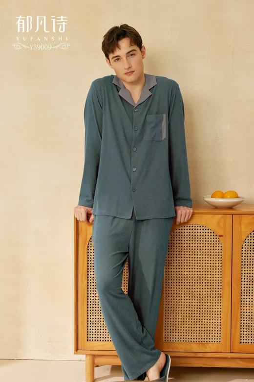 郁凡诗男款家居睡衣上下套Y39009 商品图3
