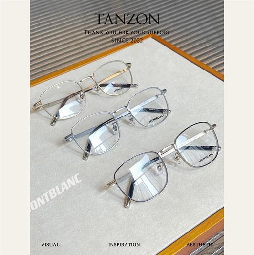 万宝龙MONTBLANC高端商务男女同款框架，钛架佩戴更为轻便舒适！ 商品图1