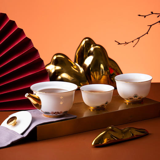 陶溪川 东方宇宙-藻井纹样旅行茶具 商品图2