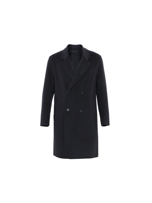 callisto深灰色绵羊毛毛呢大衣 商品图0