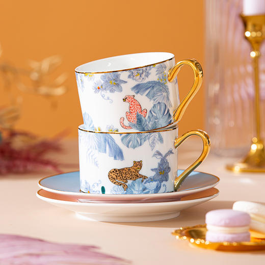 陶溪川 陶溪花园-粉色丛林咖啡对杯 商品图0