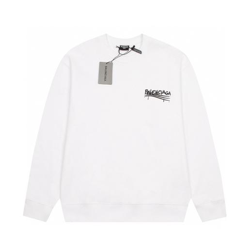 巴黎**家  2023SS 胸标可乐LOGO 圆领卫衣（Y*BG） 商品图1