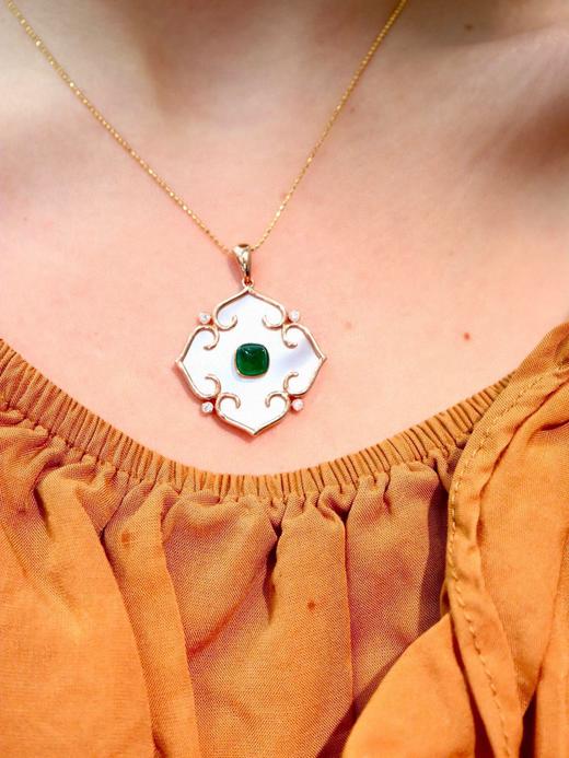 1.13ct 祖母绿吊坠 商品图8