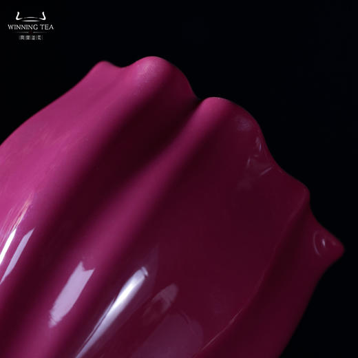 问鼎汝瓷鼎峰系列辛丑胭脂红佛手杯 商品图2