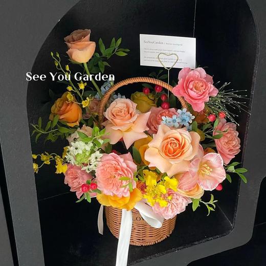 【藤编】T01小直圆仿藤花篮 商品图12