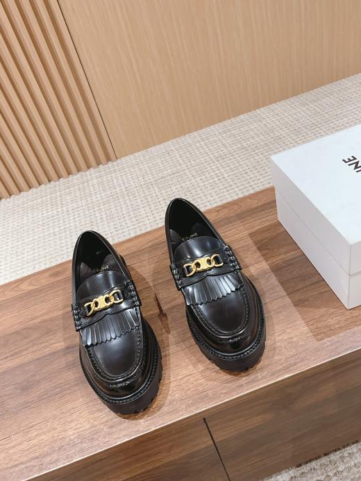 elin* 经典 凯旋门 复古乐福鞋（莞产）（DH） 商品图3