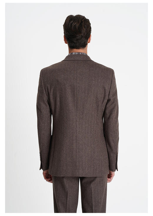 callisto咖啡色绵羊毛西服 商品图3