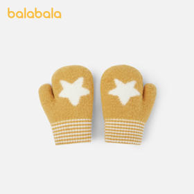 巴拉巴拉儿童手套男童女童包指手套加绒冬季保暖舒适户外休闲新款