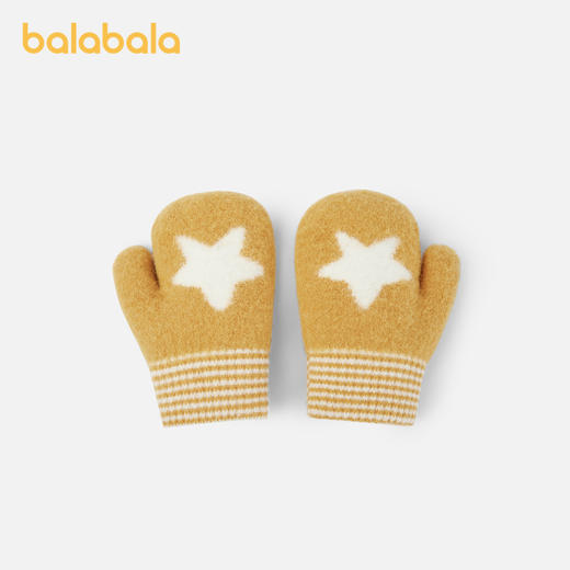 巴拉巴拉儿童手套男童女童包指手套加绒冬季保暖舒适户外休闲新款 商品图0