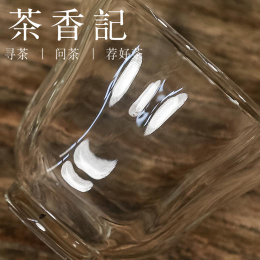 茶香记 耐热 透明玻璃品杯 六瓣花杯 剔透莹润 造型优美 茶杯 茶具 商品图2