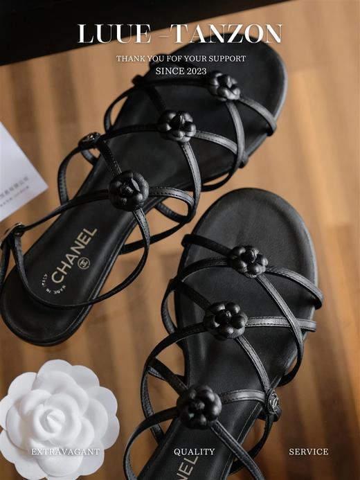 小香23P春夏新品山茶花凉鞋 商品图0