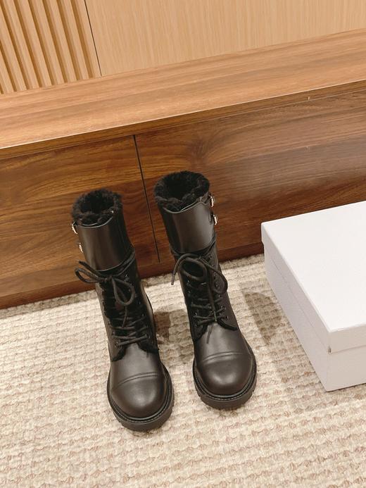 D家 23秋冬走秀新款 马丁靴【羊毛里】 HD 商品图2