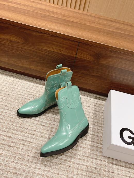 GANNI 23/西部牛仔靴 短靴 商品图3