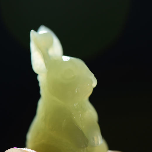 【经典】天然和田玉萌宠玉兔挂件  商品图3