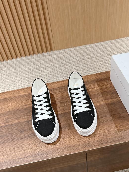 凯旋门 低帮系带帆布休闲运动鞋 【厚底】 商品图4