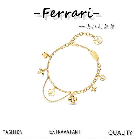 驴家   Blooming系列手链，S925银材质打造，外层厚镀18K真金表层 商品图0