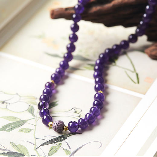 紫烟·帝元降真香珠风雅首饰，降真香气绕，芬芳馥郁，引瑞鹤啸九天【G】 商品图9