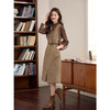 【年终特卖】熙世界小香风优雅气质无袖V领马甲裙女高级感秋冬粗花呢连衣裙背心裙 商品缩略图4