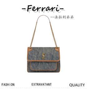 Y*L 【原厂皮】爆款NIKI～22CM牛仔布系列