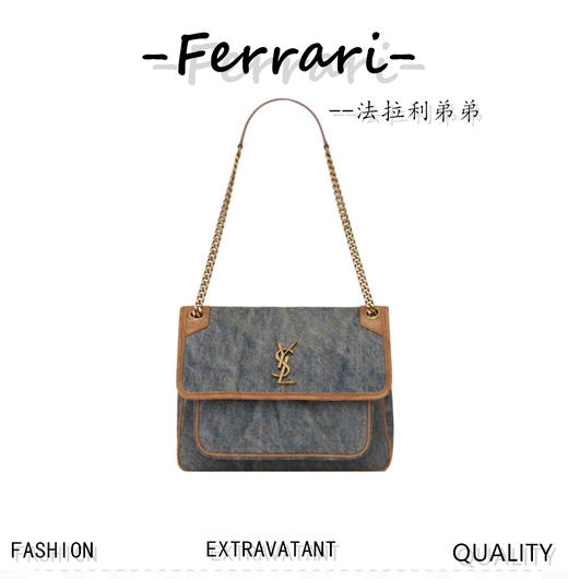 Y*L 【原厂皮】爆款NIKI～22CM牛仔布系列 商品图0