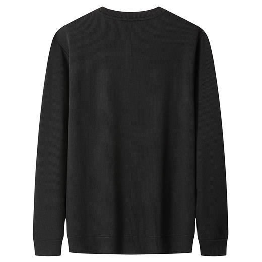 【新款DKP】大依优型大码卫衣长袖休闲加肥加大男士胖子大码内搭上衣打底显瘦 商品图3