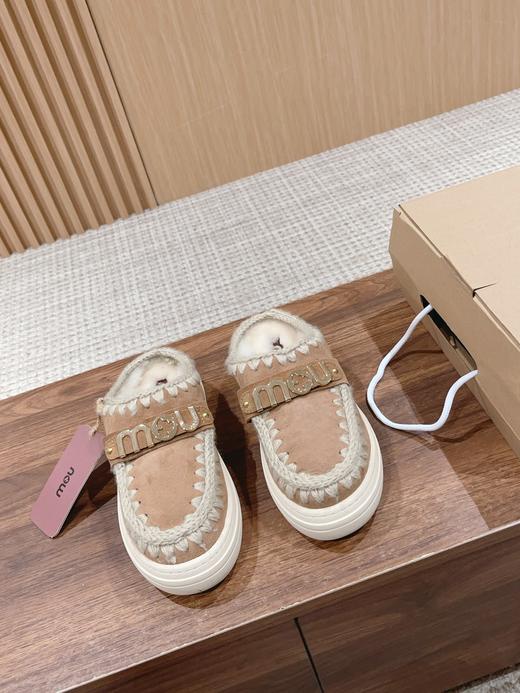 MOU 2023秋冬新品毛拖 麂皮鞋面（HD） 商品图3