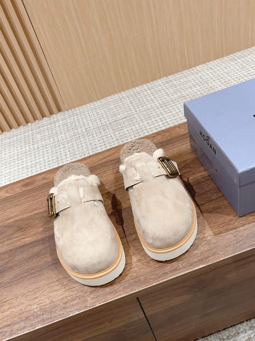 HOGAN 豪格穆勒毛拖 刘诗诗同款 HD 商品图1