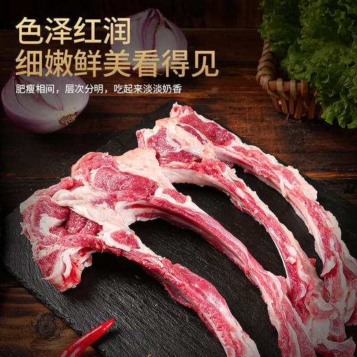 内蒙羊排整块（冷冻）1.5kg±200g/份 商品图3