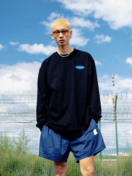 STA2024秋季火焰星标基础纯棉长袖圆领T恤 商品图9