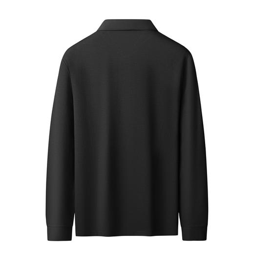 【莱赛尔】【100%棉】【新款DK】大依优型大码长袖Polo衫翻领纯棉男士加肥加大休闲大码男装宽松长袖体恤上衣 商品图5