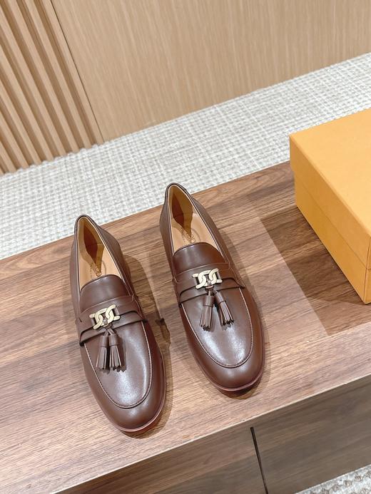 T*D2023 新款吊穗流苏低跟乐福鞋 商品图2