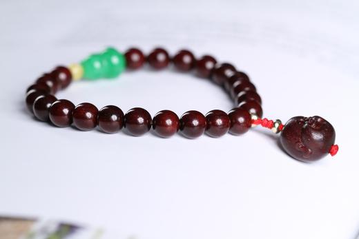 XYZT0332°平安欢喜|紫檀佛像手串（宝宝款） 商品图2