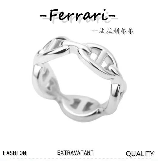 爱马猪鼻子戒指，非常耐看的一款戒指，文青挚爱款！ 商品图0