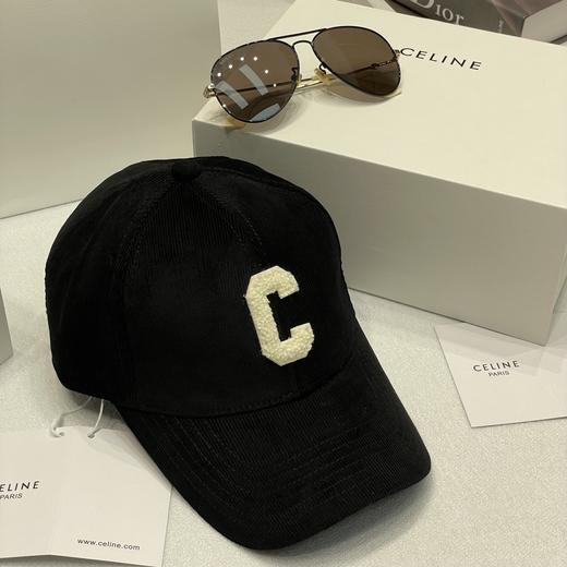 凯旋门 C字母灯芯绒棒球帽，既然有夏天的轻薄透气的就要有冬天防风保暖的? 商品图4