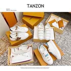 2022ss Loui* Vuitto*厚底新款小白鞋，皮质感细腻！XLJ