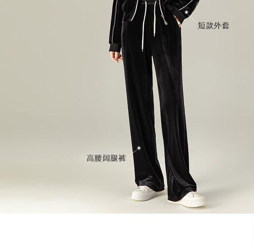 【外套L2】【裤子S1】臣禾 丝绒休闲外套JZ243060575  商品图2