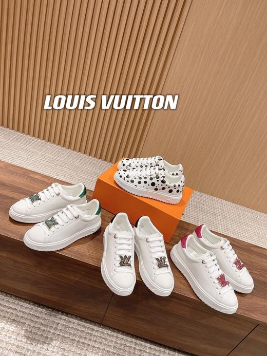 驴家  #小白鞋 23春夏新品运动鞋 水晶扣件呼应鞋尾设计(HD) 商品图0