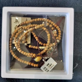 Z861Y08°沉香木项链串珠