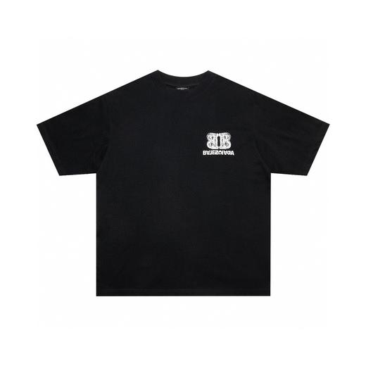 -BALENC*GA 巴黎新款BB反字母刺绣短袖T恤(Y*BG) 商品图0