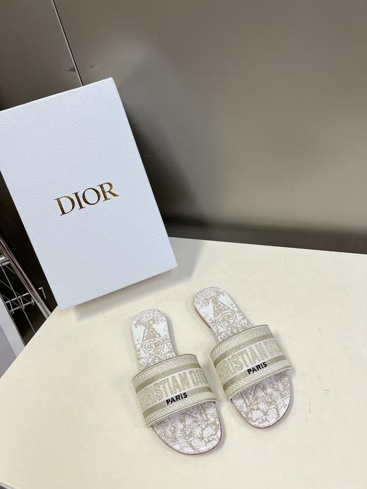 【全新到货】迪家 经典款棉质3D立体刺绣印花凉拖鞋(LH) 商品图9