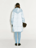 【冰川滑行】冰川蓝长款连帽棉服 商品缩略图2