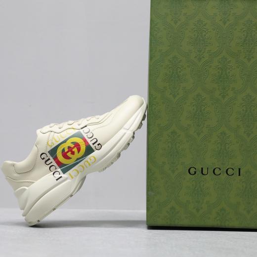 GG家   高版本Rhyton经典老爹鞋系列情侣款 鞋底厚底5cm(HD) 商品图6