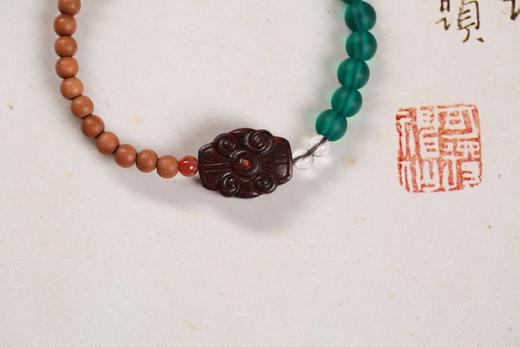 LSTX0178°墨轩·老山檀香水晶手串 商品图3