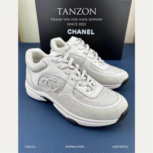 香奶奶 ”白雪公主“花呢休闲运动鞋！HD 商品图0